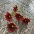 Fleur de cosmos artificielle en PU, bouquet de fausses marguerites pour décoration de maison. - N°17