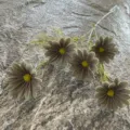 Fleur de cosmos artificielle en PU, tige unique, bouquet de marguerites pour décoration de maison - N°20