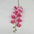 Artificial phalaenopsis orchid fake flower branch home wedding decorative floral display. - 9 Heads / 05