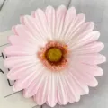Testa di fiore di gerbera rosa artificiale per decorazione domestica ghirlanda matrimonio - Rosa chiaro