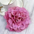 Kunstmatige pioenroos bloemhoofd roze neppe bloemdecoratie voor bruiloft feest detail - Paars