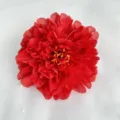 Artificial Red Peony Flower Head for DIY Craft Wedding Home Party Floral Decoration - Red