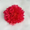 Red artificial peony flower head for wedding home decor DIY craft accessory floral supply - Rose Red