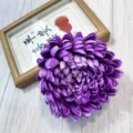 Purple artificial chrysanthemum flower head for hotel wall decor floral arrangement - Light Purple