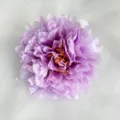 Artificial peony flower head purple silk flower for wedding home decor floral DIY crafts - Light Purple