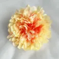 Artificial peony flower head for wedding home decor, handmade DIY garland and floral arrangements. - Champagne
