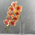 Kunstmatige phalaenopsis orchidee tak detail, 9 bloemhoofdjes, realistische huisdecoratie. - 6