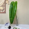 Grande feuille verte artificielle plante tropicale pour décoration de mariage et hôtel - Vert clair