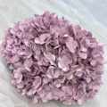 5-Head Artificial Pomegranate Hydrangea Silk Flower for Wedding Home Decor Floral Arrangement - Light Purple