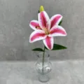 Artificial 3D printed single lily flower for wedding decoration floral arrangement nice - Rose Heart