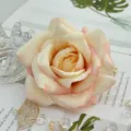 Artificial rose flower head for wedding arch home party decor fake silk flowers premium quality. - Color 3