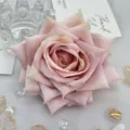 Artificial rose flower head for wedding decoration DIY craft floral arrangement and gift box. - Pink Gradient