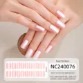 Adesivi per unghie in gel UV semi-induriti con splendido effetto sfumato cat-eye per la manicure. - NC240076