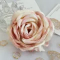 Tête de rose artificielle DIY décoration de mariage accessoires boîte cadeau rose crème - Dégradé Rose Blanc