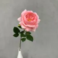 Künstliche Austin Rose künstliche Blume rosa Seidenblume Tischdeko Hochzeit Dekoration - Nude Rosa