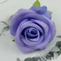 Detail shot of artificial purple rose flower head for wedding decoration photography props - Orchid Blue