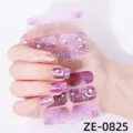 Bellissimi adesivi per unghie cielo stellato con glitter, luna e stelle 3D. - Adesivi per Nail Art Cielo Stellato (ZE-0825) / Unghie finte e lima per unghie