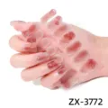 Adesivi per unghie 3D sfumati trasparenti con rose e farfalle per manicure facile a casa. - Punte Nude + Lima per Unghie (ZX-3772)