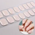 Μονόχρωμες ημιπολυμερισμένες λωρίδες gel νυχιών μινιμαλιστικά UV αυτοκόλλητα για γυναίκες - Μινιμαλιστικό (NF240047) / Αυτοκόλλητα + Κουτί + Μαντηλάκι Οινοπνεύματος + Λίμα + Ξύλινο Ραβδί