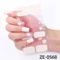 Hermosas pegatinas de uñas de margaritas rosa blanco lunares accesorios manicura - Estilo Lunares Margarita Rosa Blanco(ZE-0568) / Uñas postizas y lima de uñas