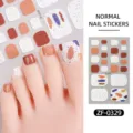 Nuovi adesivi per unghie dei piedi estivi lamina d'oro pois graziosa decorazione - ZF-0329 / Unghie finte e lima per unghie