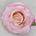 Künstliche rosa Rosenblüte für DIY-Girlanden, Hochzeitsdeko und Blumenarrangements. - Rosa Rand