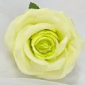 Künstliche große Rosenblütenköpfe für Kränze DIY Hochzeit Blumen Dekoration Handwerk. - Grün
