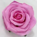 Künstlicher rosa Rosenblütenkopf für Kränze, Hochzeitsdekor, Gestecke und DIY Handwerk. - Hellrosenrot