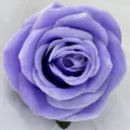 Lila Samt künstliche Rosenblüte Kopf für DIY Kranz Basteln und Hotel Dekoration. - Hellviolett