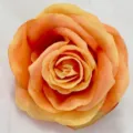 Kunstrosen Kopf künstliche Seidenrosen für DIY Kränze Hochzeit Heimdekoration Blumenarrangements. - Dunkelorange