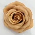 Künstlicher rosenkopf champagner stoffrose für diy girlanden hochzeit dekoration hand - Dunkelbraun
