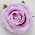 Künstlicher hellvioletter Rosenkopf für DIY-Blumenarrangements und handgemachte Kränze. - Lila