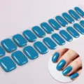 Effen kleur gel nagelwraps, UV-vrije zelfklevende nagelstickers met glanzende afwerking en easy fit. - BSA-0136