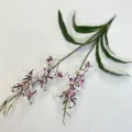 Artificial spider orchid artificial flower silk dendrobium home wedding decorative floral branch - Light Purple