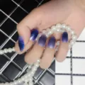 Adesivi per unghie glitterati sfumati 3D lucidi con copertura completa impermeabili - Adesivo per Unghie Sfumato (ZK-0028)