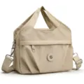 Mπεζ Νάιλον Τσάντα Ώμου Casual Crossbody Τσάντα Χειρός με Πολλαπλές Τσέπες Γυναίκα - Χακί