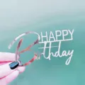 Acryl Happy Birthday Kuchenaufsatz, Roségold Spiegel-Design, Party Dessert Tisch Dekor - Breite Ca. 9CM Stil / 1.3MM Stärke Silber 07