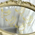 Gold acrylic peace dove cake toppers detail shot, elegant dessert table decoration pieces for party. - Gold Dove