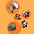 Λεπτομερης οψης περιτυλιγματος cupcake αποκριων, τρομακτικη διακοσμηση παρτιου. - 24 Τεμάχια Χάρτινα Διακοσμητικά Τούρτας (Πακέτο Υλικών)