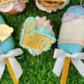 Διακοσμητικά τούρτας Πάσχα λαγουδάκι αυγό cupcake laser χαραγμένα για γιορτινό πάρτι - Χρυσά γράμματα Happy Easter