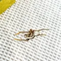 Gold acrylic flower cake topper for mother's day, exquisite dessert decoration accessory. - Hand in Hand in Gold