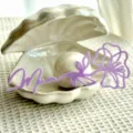 Adorno de pastel de acrílico Mum flor para el Día de la Madre, decoración elegante. - Rosa Morada Estilo 1