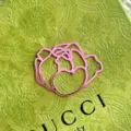 Pink acrylic flower cake topper detail view, premium decorative piece for celebrations. - Mirror Rose Red Carnation Style 2
