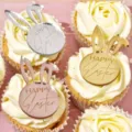Ακρυλικό Κουνέλι Πάσχα Αυτί Cupcake Toppers Χρυσό Ασημί Καθρέφτης Πάρτι Διακόσμηση - Ροζ χρυσό εγχάρακτο κεφάλι κουνελιού (ύψος περίπου 5,8 cm)