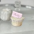 Acrylic cupcake topper with Thanksgiving design, perfect for party cake decoration and events. - Style 5 / Rose Gold
