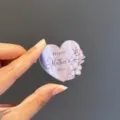 Heart acrylic cake topper with Happy Mother's Day text and floral design for party decor. - Heart Flower Style (D-542) / Rose Gold