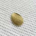 Gold acrylic Easter egg charm decoration pendant cake topper for holiday party celebration. - Small Easter Egg 2 Cupcake Toppers