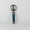 Stainless steel egg separator kitchen tool with silicone handle for baking cooking use. - Egg Slicer