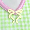 Decoracion de pastel con doble lazo de papel amarillo para cumpleanos fiesta infantil - 5 Pcs Amarillo Papel Lazo Doble Capa Barra Acrílico Kit Materiales Ancho 8.5CM