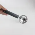 Stainless steel egg white separator kitchen tool with anti-slip handle for baking. - Egg Slicer